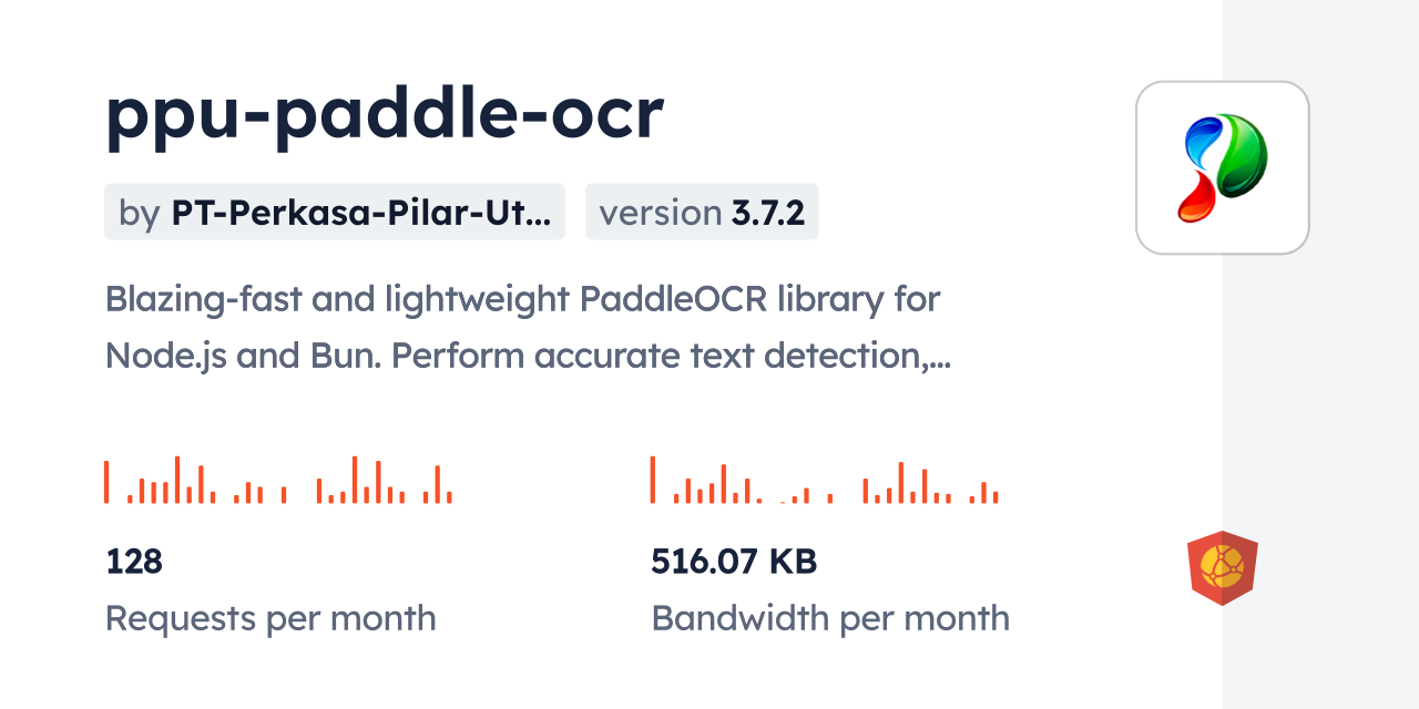 ppu-paddle-ocr CDN by jsDelivr - A CDN for npm and GitHub