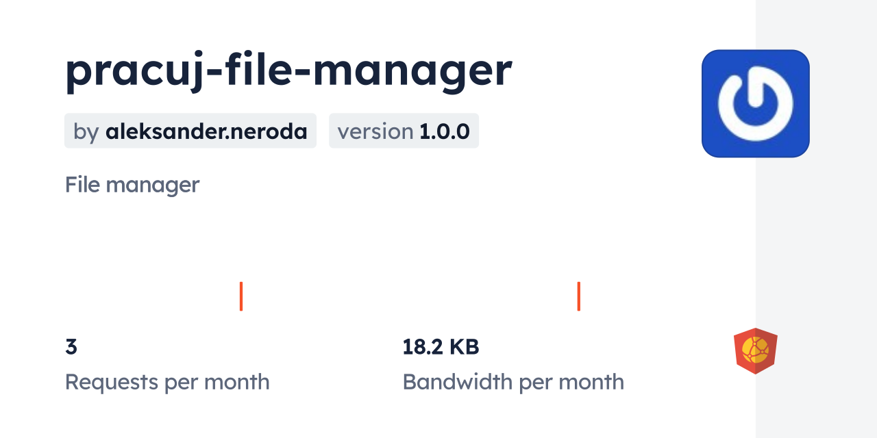 pracuj-file-manager CDN by jsDelivr - A CDN for npm and GitHub