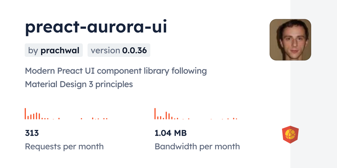 preact-aurora-ui CDN by jsDelivr - A CDN for npm and GitHub
