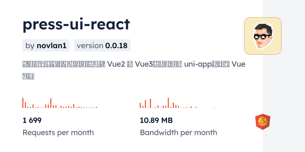 press-ui-react CDN by jsDelivr - A CDN for npm and GitHub