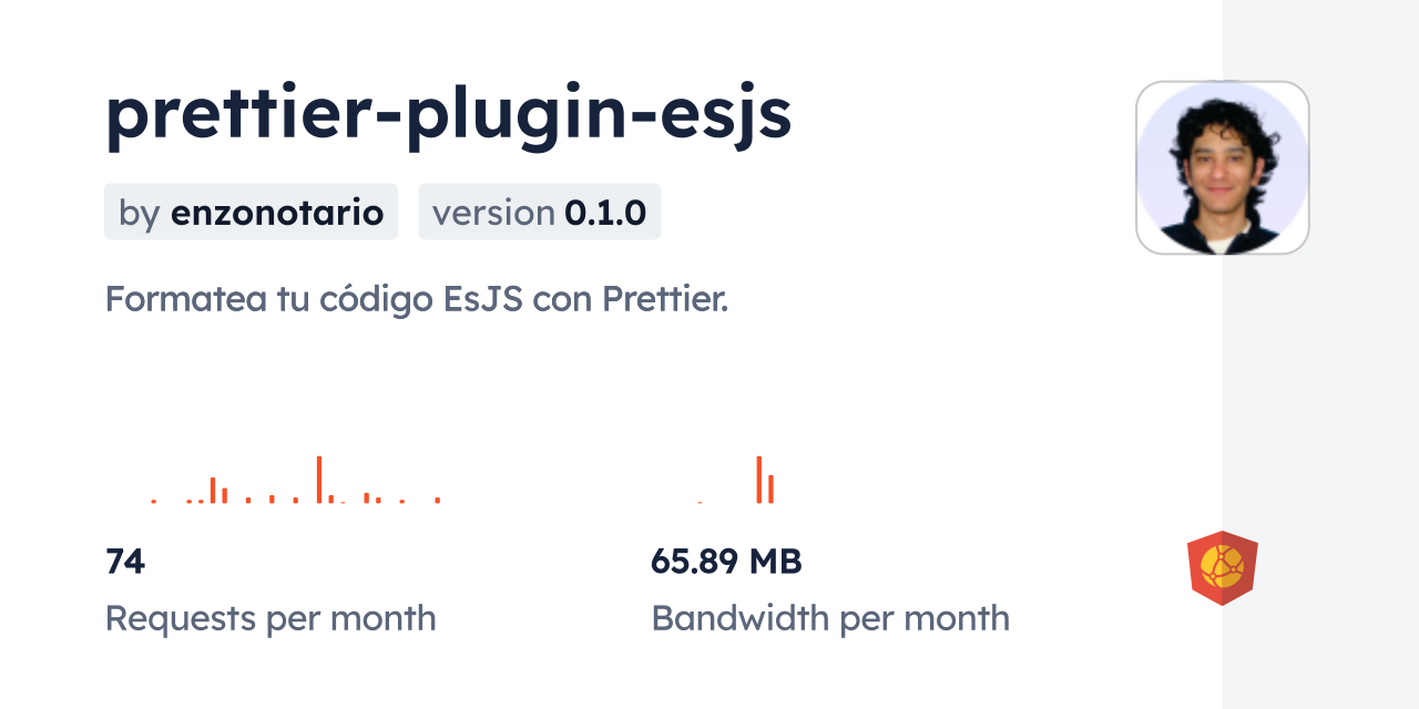 prettier-plugin-esjs CDN by jsDelivr - A CDN for npm and GitHub