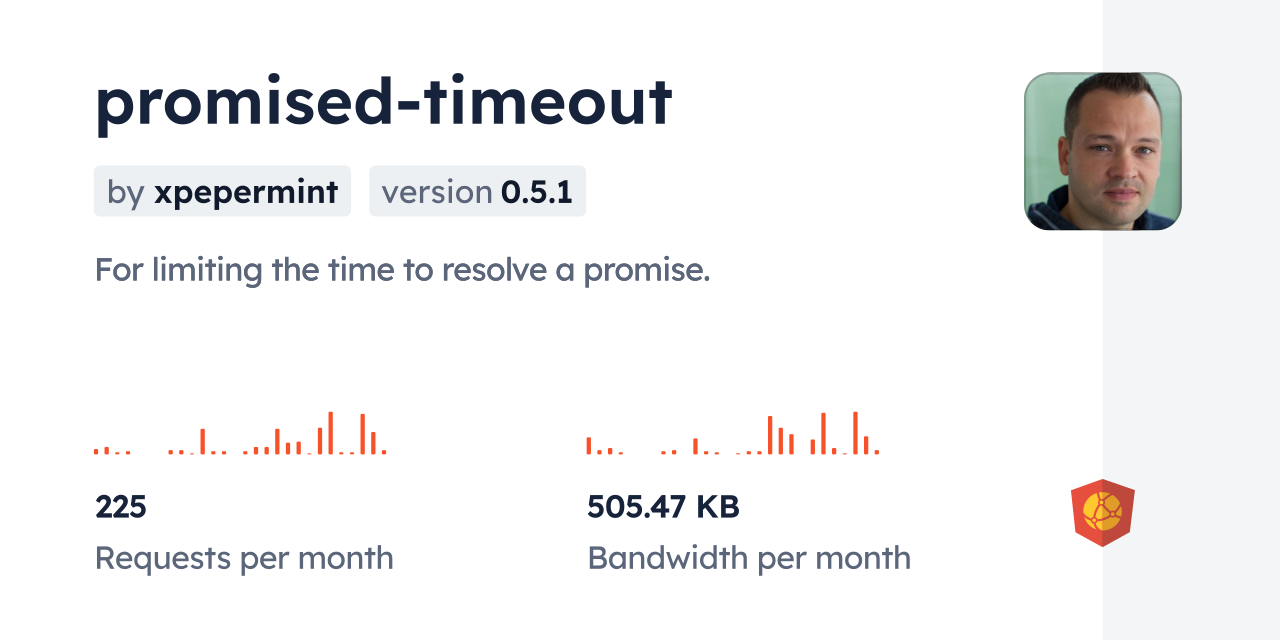 promised-timeout CDN by jsDelivr - A CDN for npm and GitHub