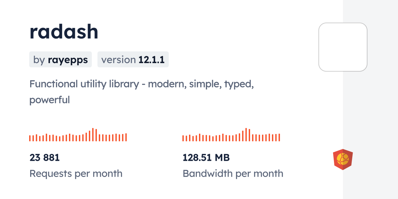 radash CDN by jsDelivr - A CDN for npm and GitHub