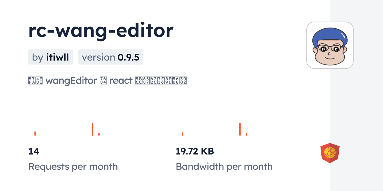 rc-wang-editor CDN by jsDelivr - A CDN for npm and GitHub