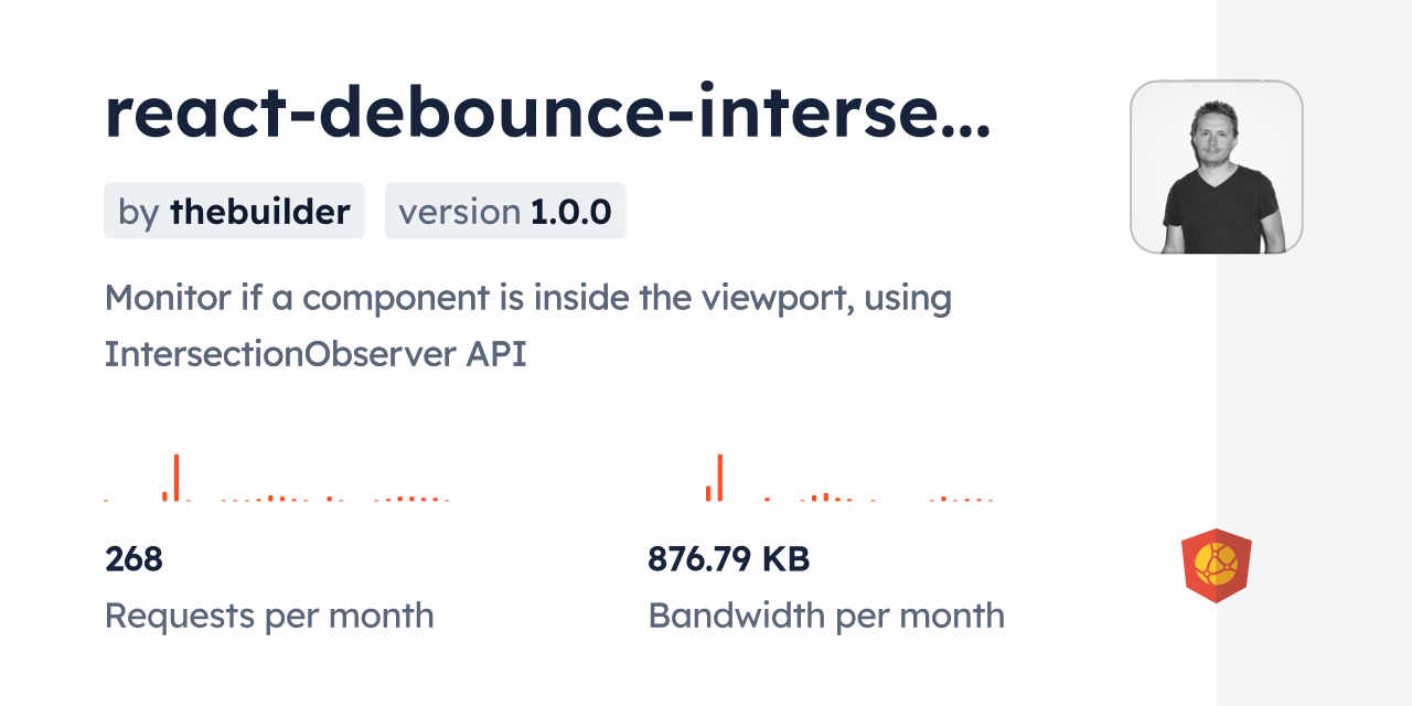 react-debounce-intersection-observer CDN by jsDelivr - A CDN for npm ...