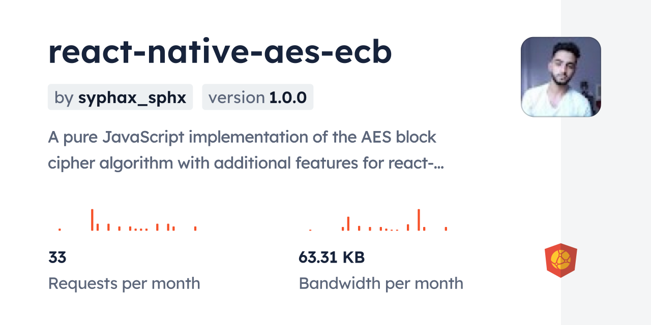 react-native-aes-ecb CDN by jsDelivr - A CDN for npm and GitHub