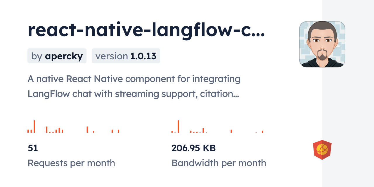 react-native-langflow-chat CDN by jsDelivr - A CDN for npm and GitHub