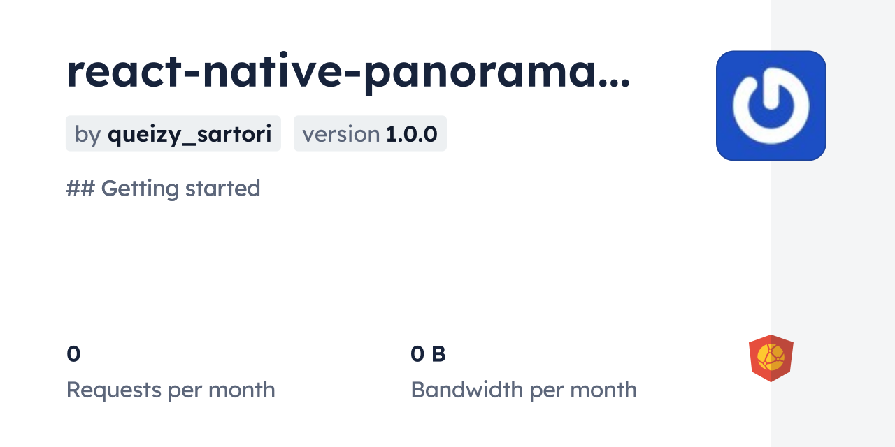 react-native-panorama-image-view CDN by jsDelivr - A CDN for npm and GitHub