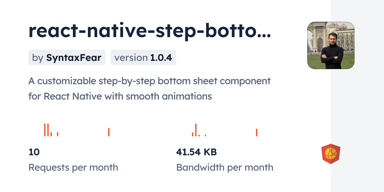 react-native-step-bottom-sheet CDN by jsDelivr - A CDN for npm and GitHub