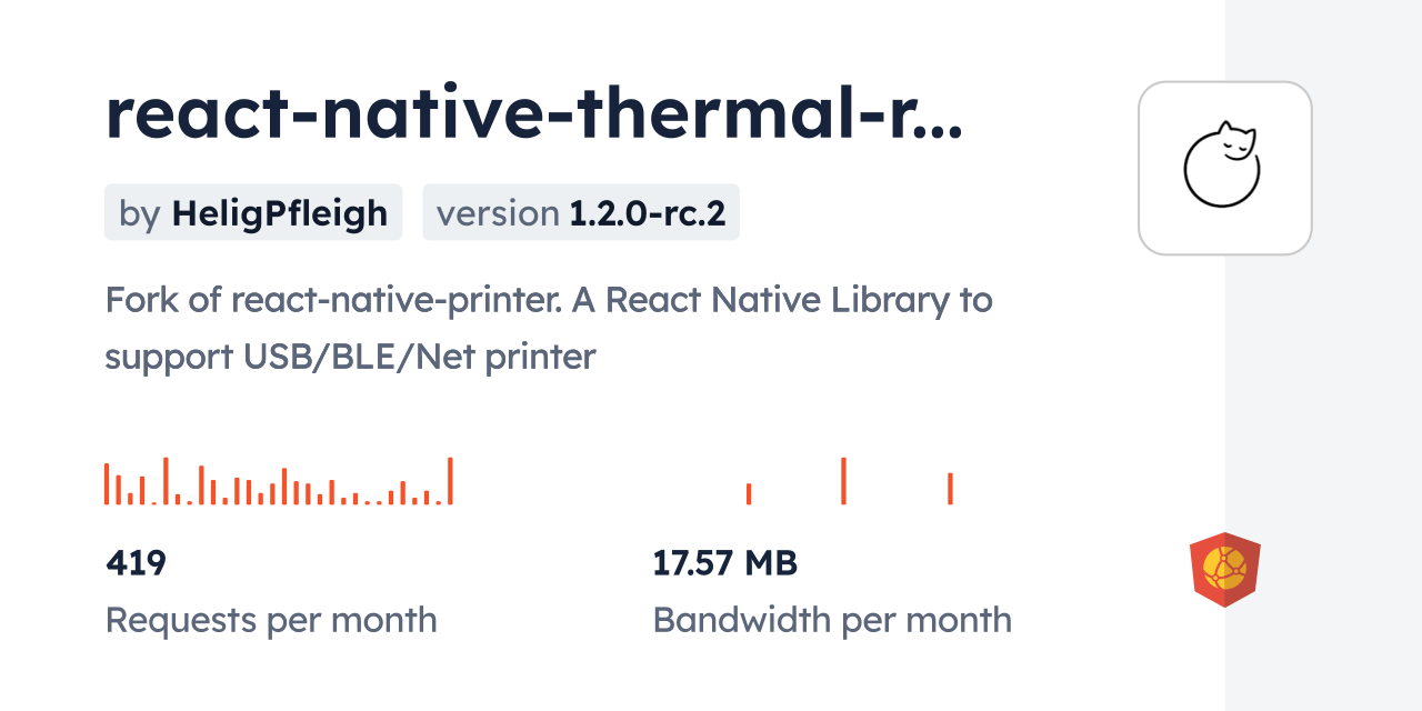 reactnativethermalreceiptprinter CDN by jsDelivr A CDN for npm