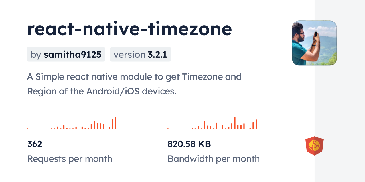 react-native-timezone CDN by jsDelivr - A CDN for npm and GitHub