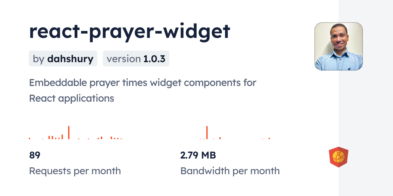 react-prayer-widget CDN by jsDelivr - A CDN for npm and GitHub