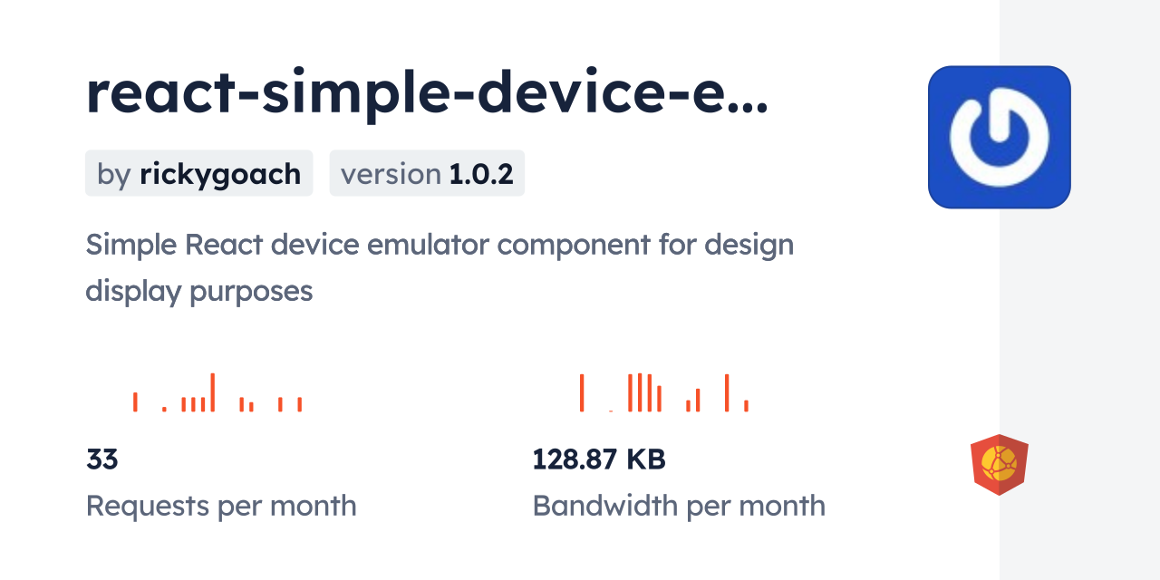 react-simple-device-emulator CDN by jsDelivr - A CDN for npm and GitHub
