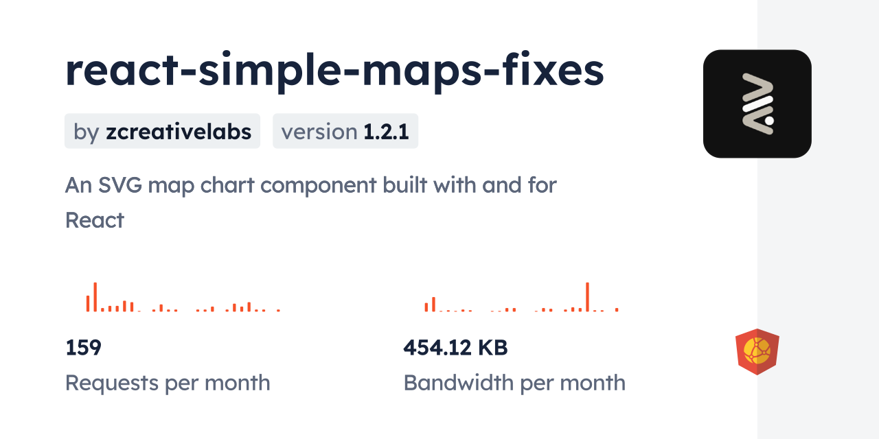 react-simple-maps-fixes CDN by jsDelivr - A CDN for npm and GitHub