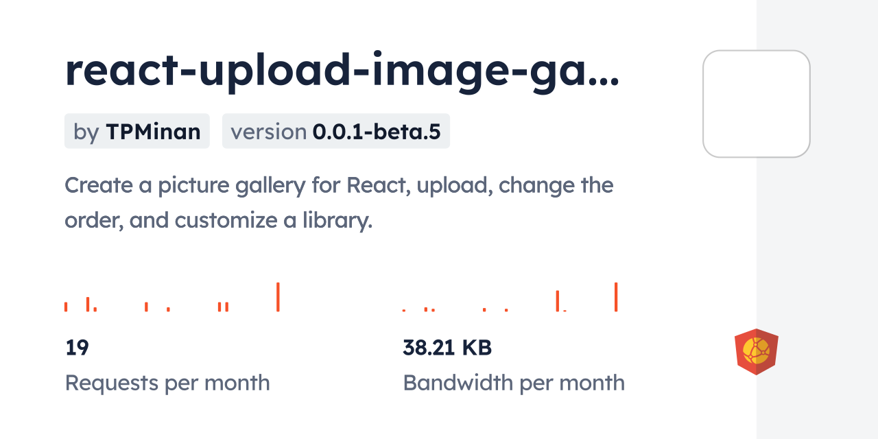 reactuploadimagegallery CDN by jsDelivr A CDN for npm and GitHub
