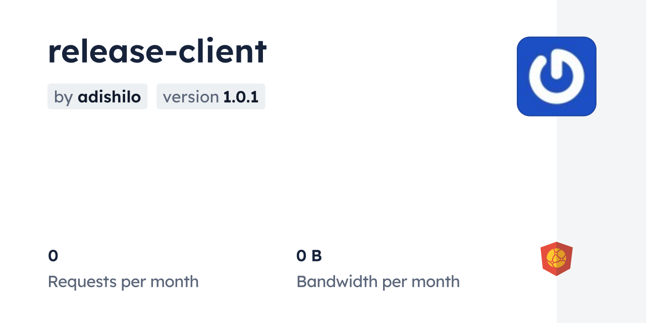 release-client CDN by jsDelivr - A CDN for npm and GitHub