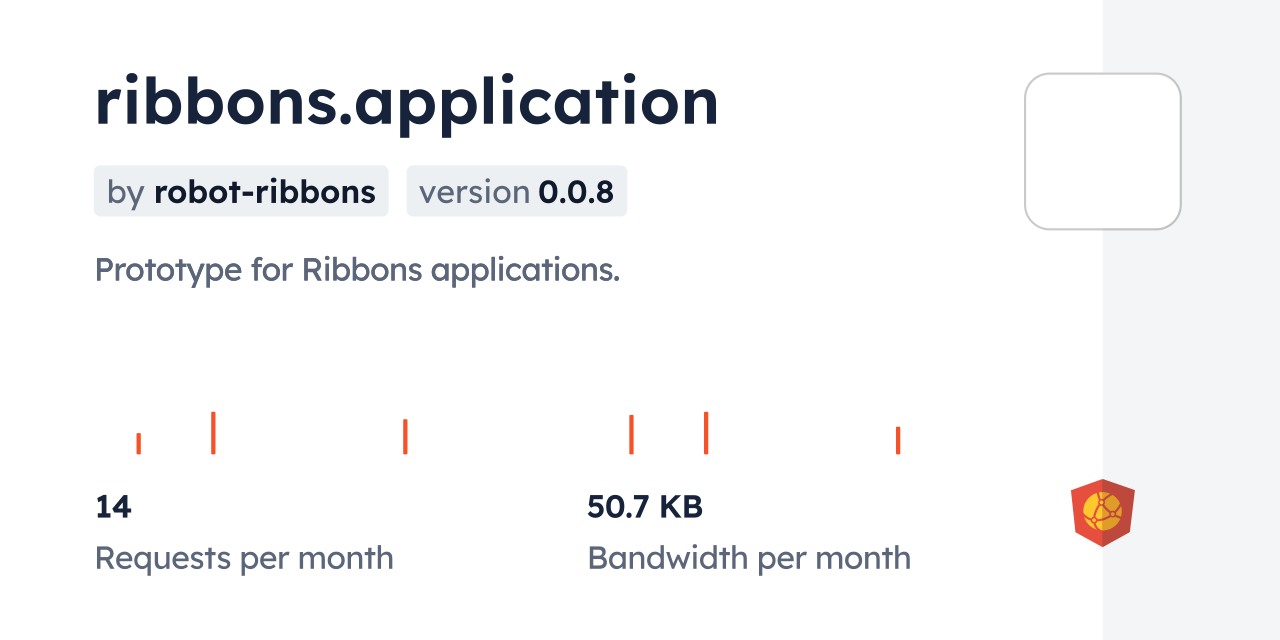 ribbons.application CDN by jsDelivr - A CDN for npm and GitHub