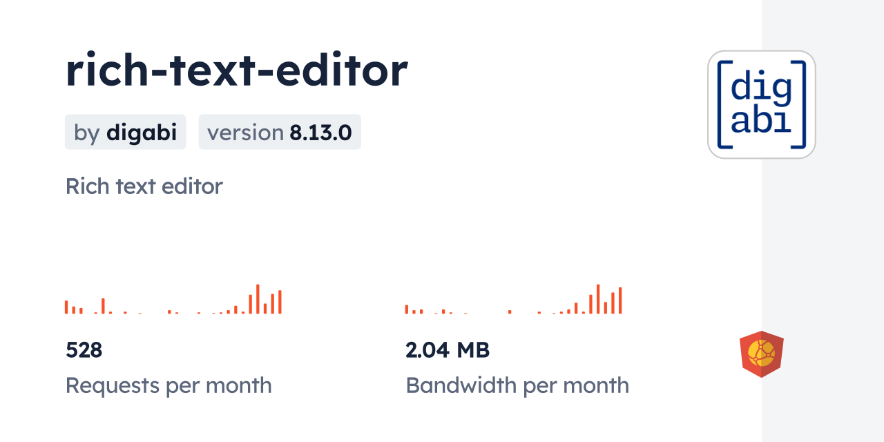 rich-text-editor CDN by jsDelivr - A CDN for npm and GitHub