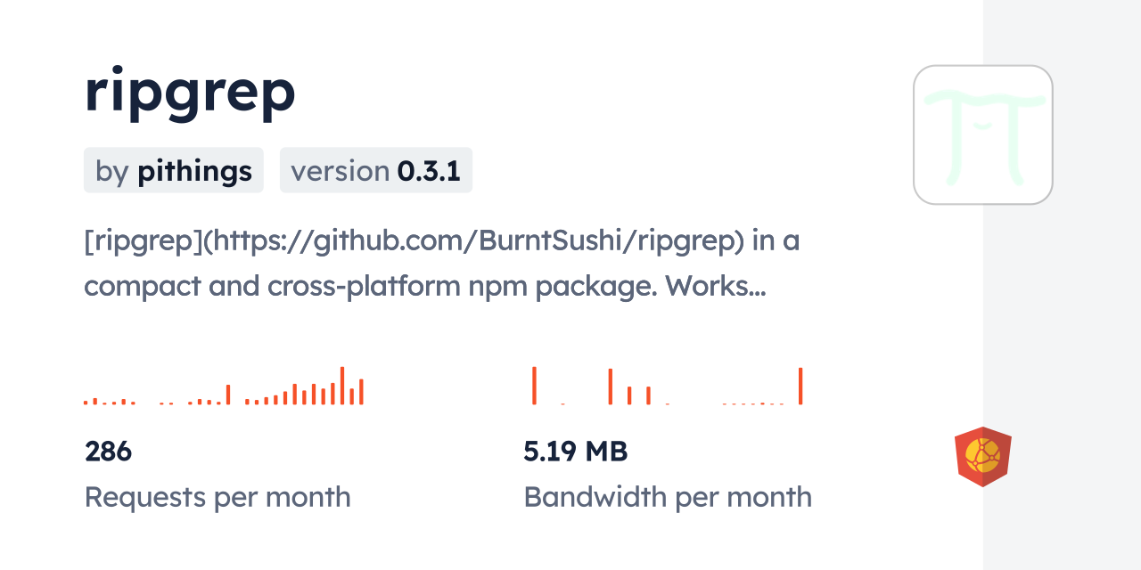ripgrep CDN by jsDelivr - A CDN for npm and GitHub