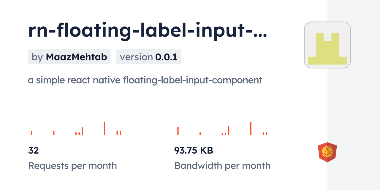 rn-floating-label-input-component CDN by jsDelivr - A CDN for npm and ...
