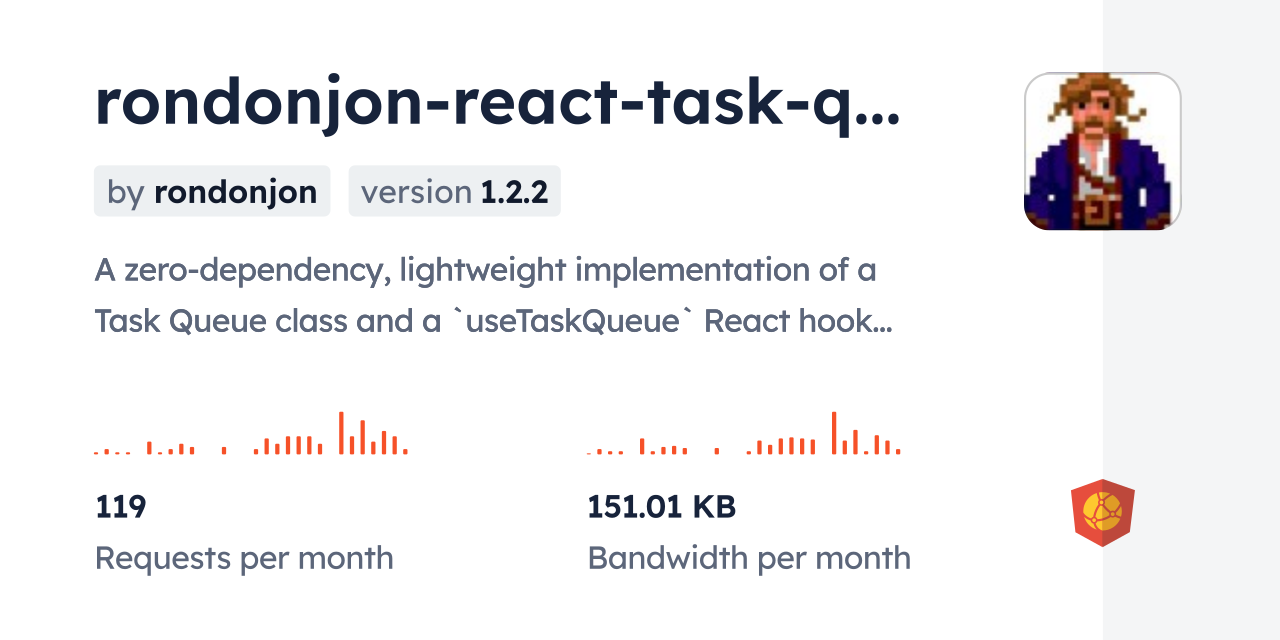 rondonjon-react-task-queue CDN by jsDelivr - A CDN for npm and GitHub