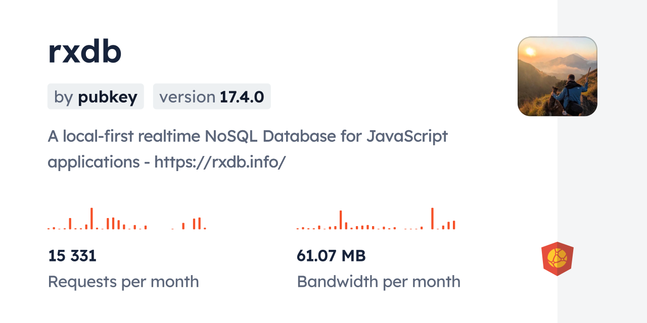 rxdb CDN by jsDelivr - A CDN for npm and GitHub