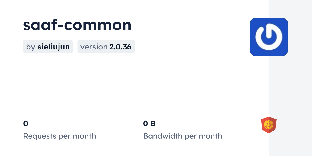 saaf-common CDN by jsDelivr - A CDN for npm and GitHub