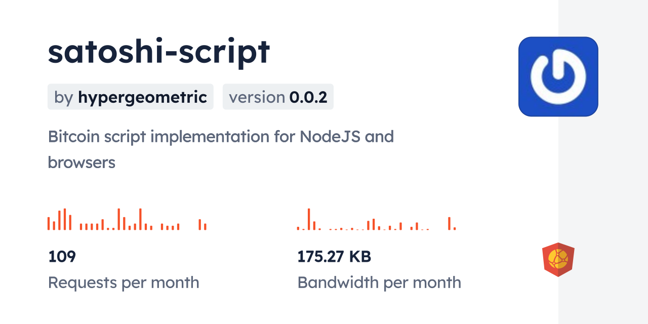 satoshi-script CDN by jsDelivr - A CDN for npm and GitHub