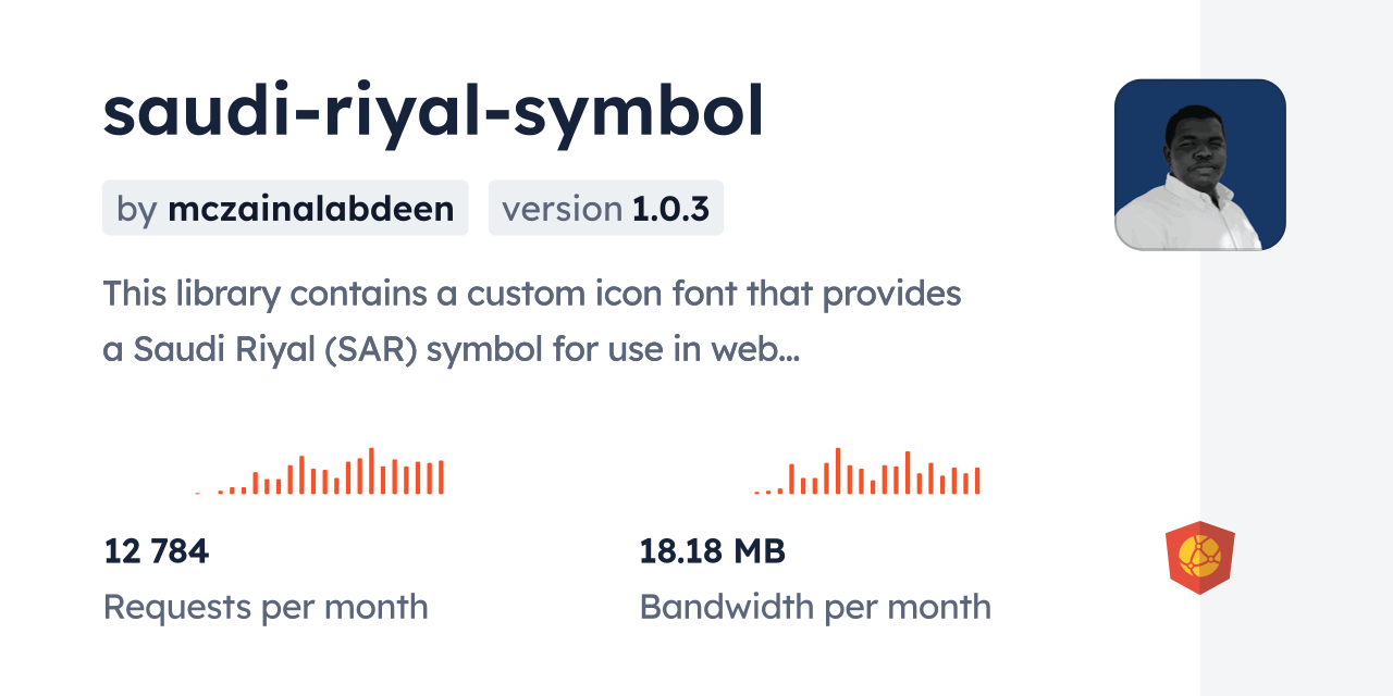 saudi-riyal-symbol CDN by jsDelivr - A CDN for npm and GitHub