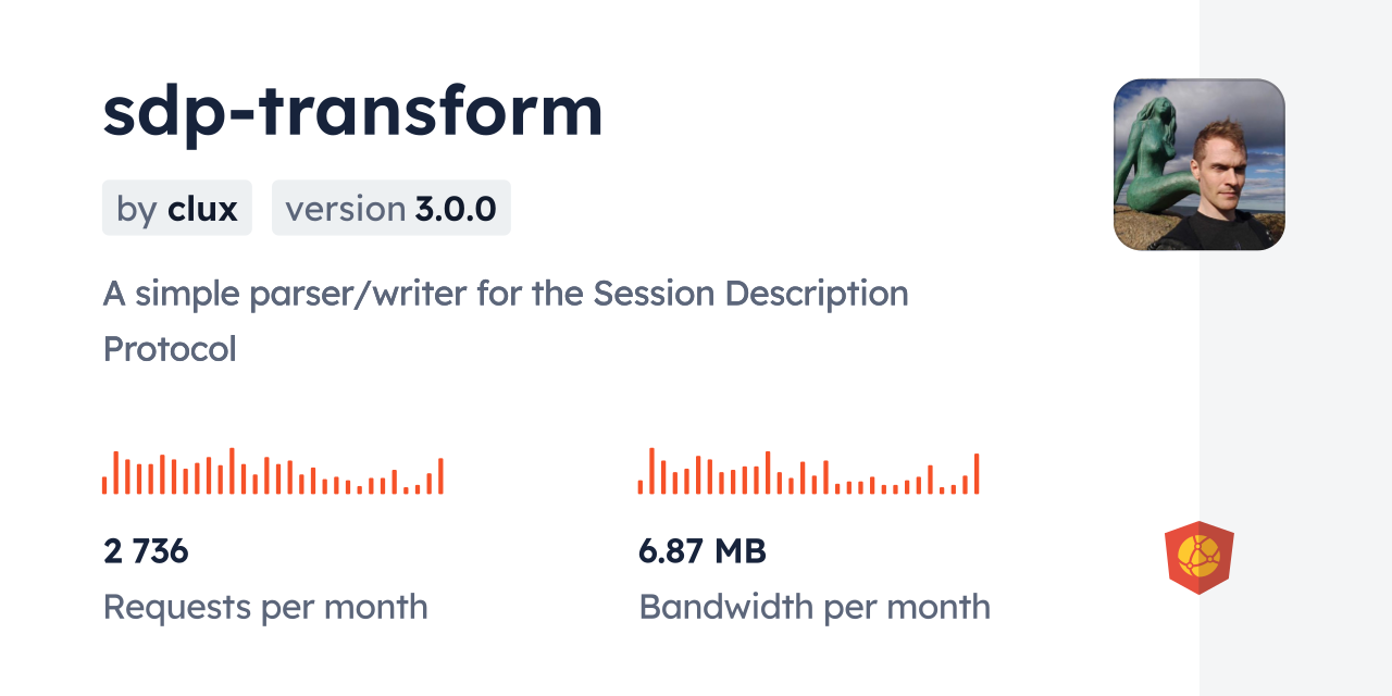 sdp-transform CDN by jsDelivr - A CDN for npm and GitHub