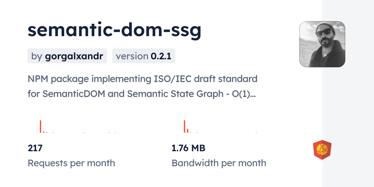 semantic-dom-ssg CDN by jsDelivr - A CDN for npm and GitHub