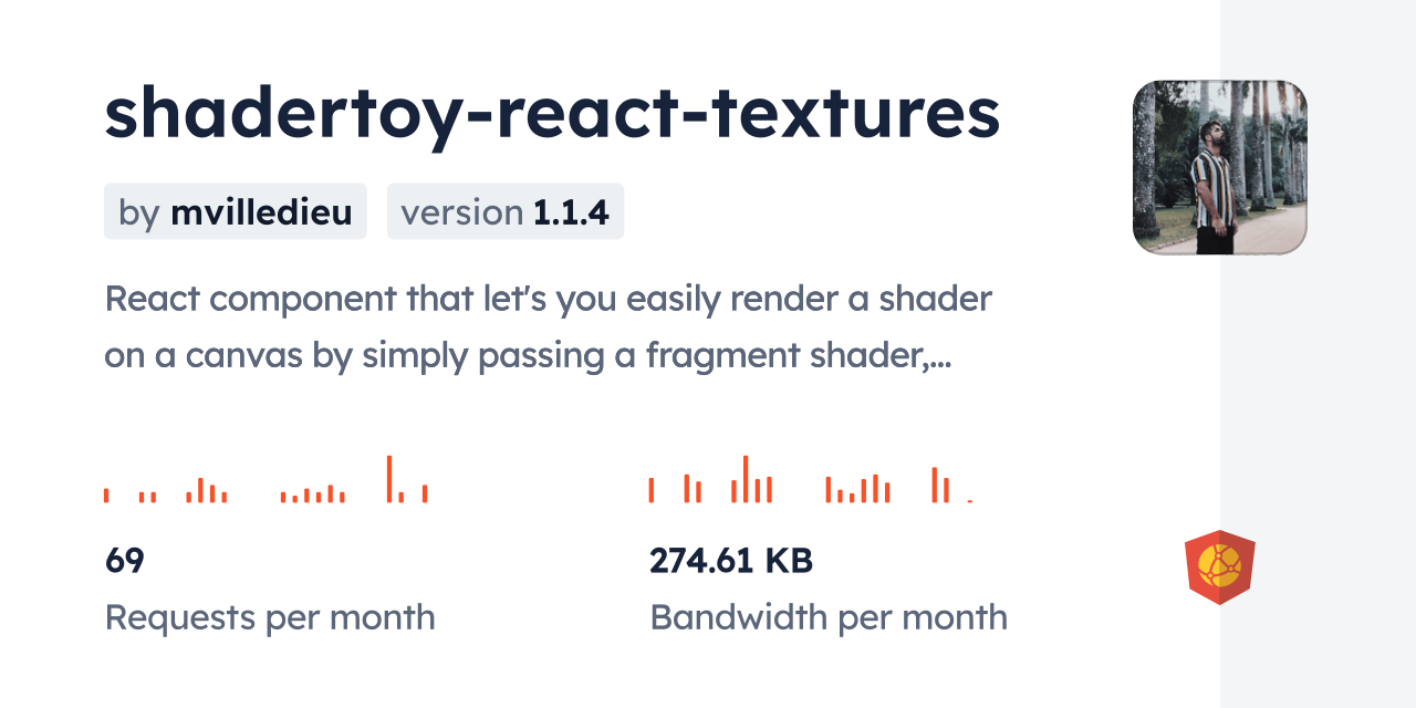 shadertoy-react-textures CDN by jsDelivr - A CDN for npm and GitHub