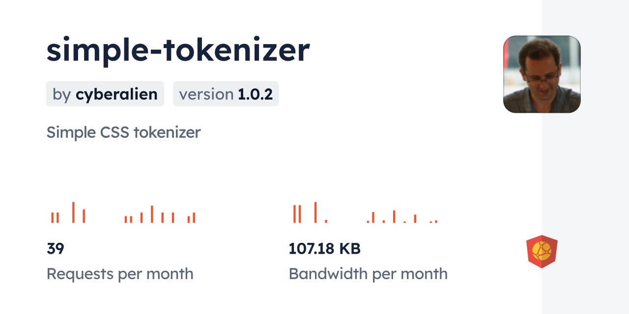 simple-tokenizer CDN by jsDelivr - A CDN for npm and GitHub