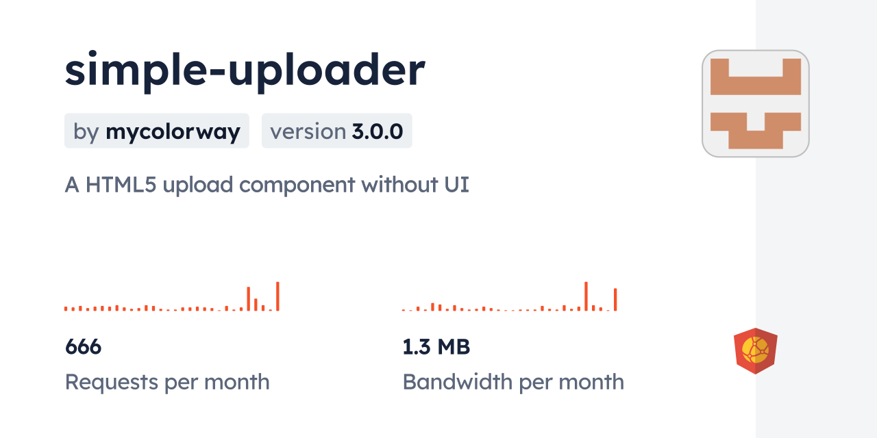simple-uploader CDN by jsDelivr - A CDN for npm and GitHub