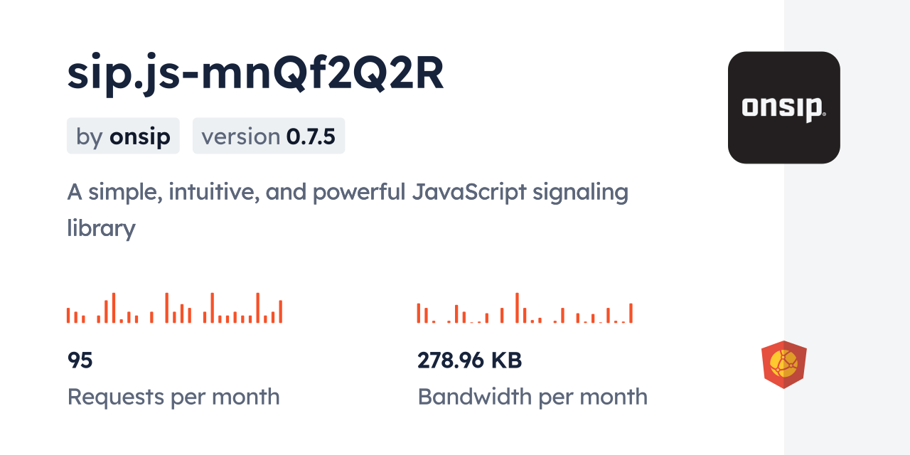 sip.js-mnQf2Q2R CDN by jsDelivr - A CDN for npm and GitHub