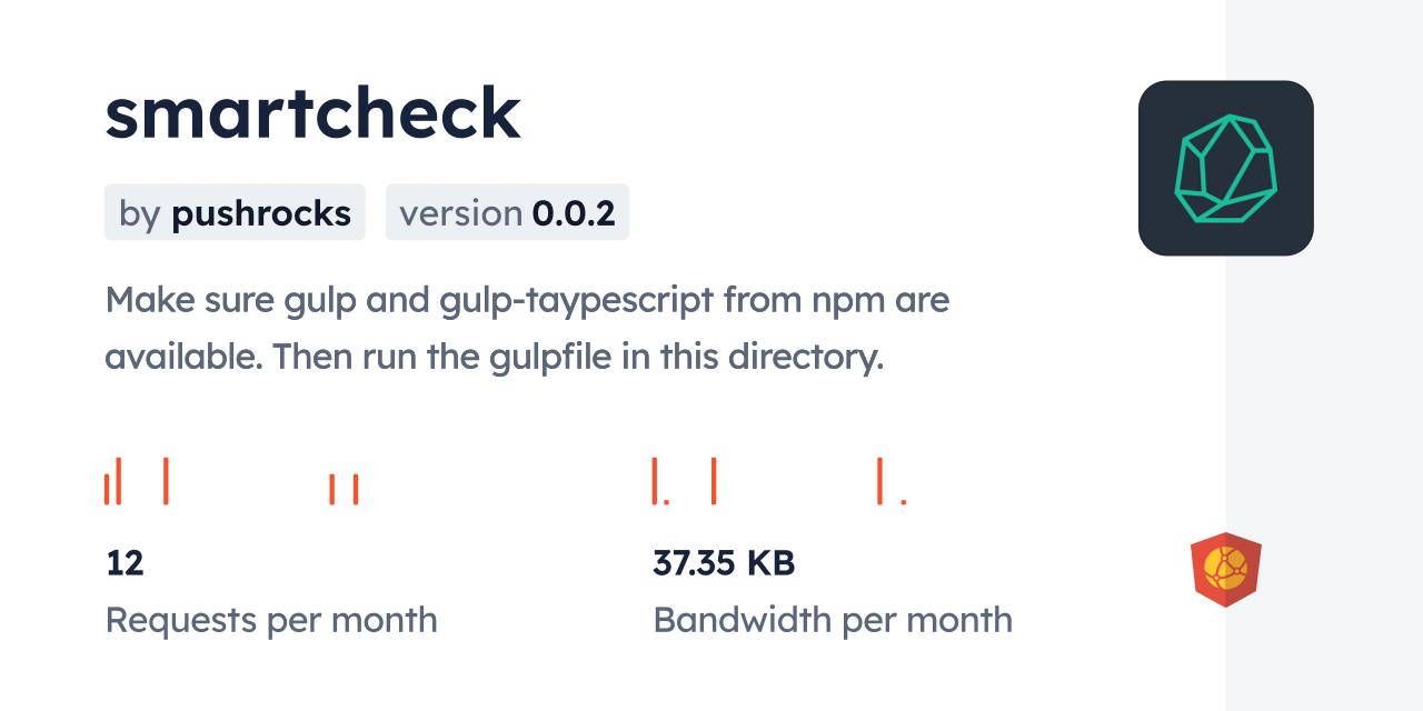 smartcheck CDN by jsDelivr - A CDN for npm and GitHub