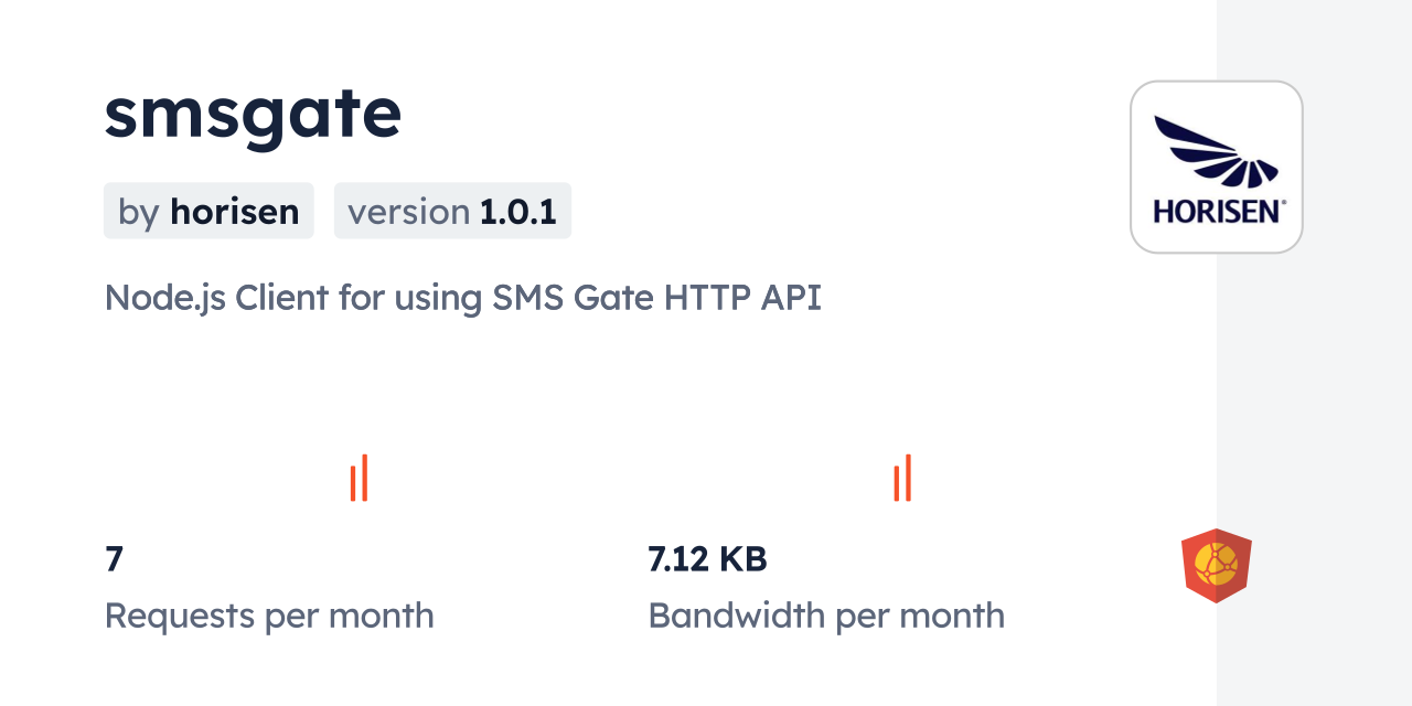 smsgate CDN by jsDelivr - A CDN for npm and GitHub