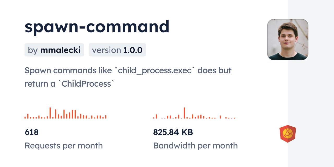 spawn-command CDN by jsDelivr - A CDN for npm and GitHub