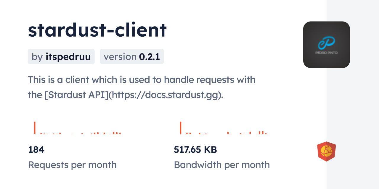 stardust-client CDN by jsDelivr - A CDN for npm and GitHub