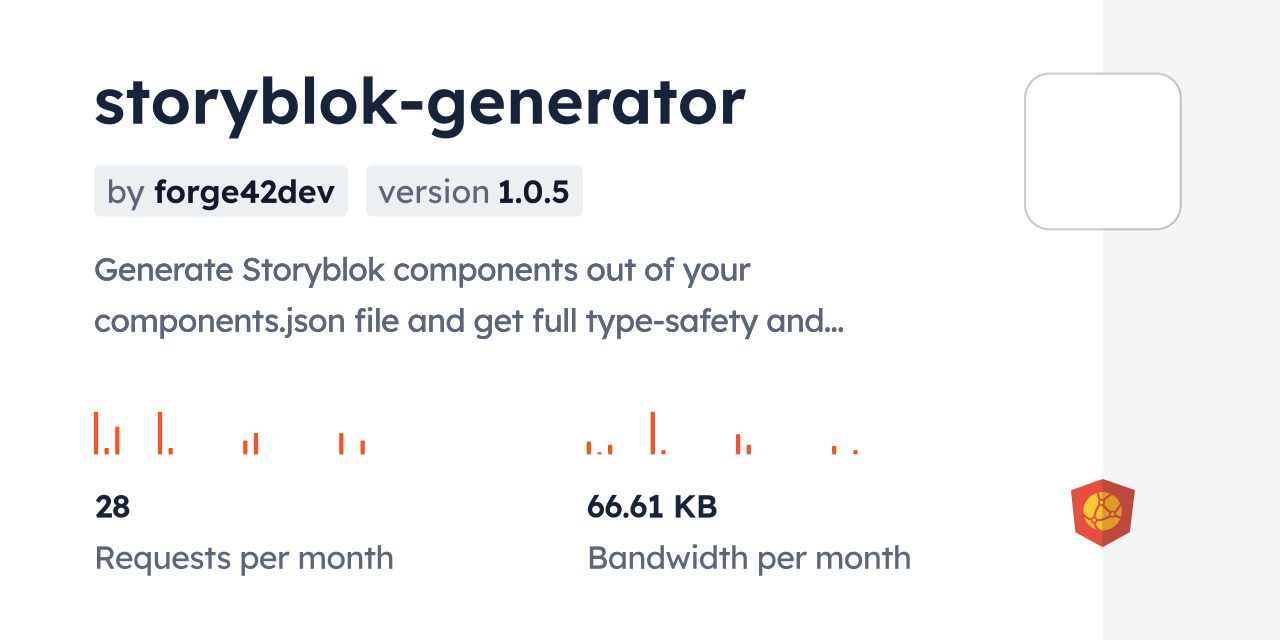 storyblok-generator CDN by jsDelivr - A CDN for npm and GitHub