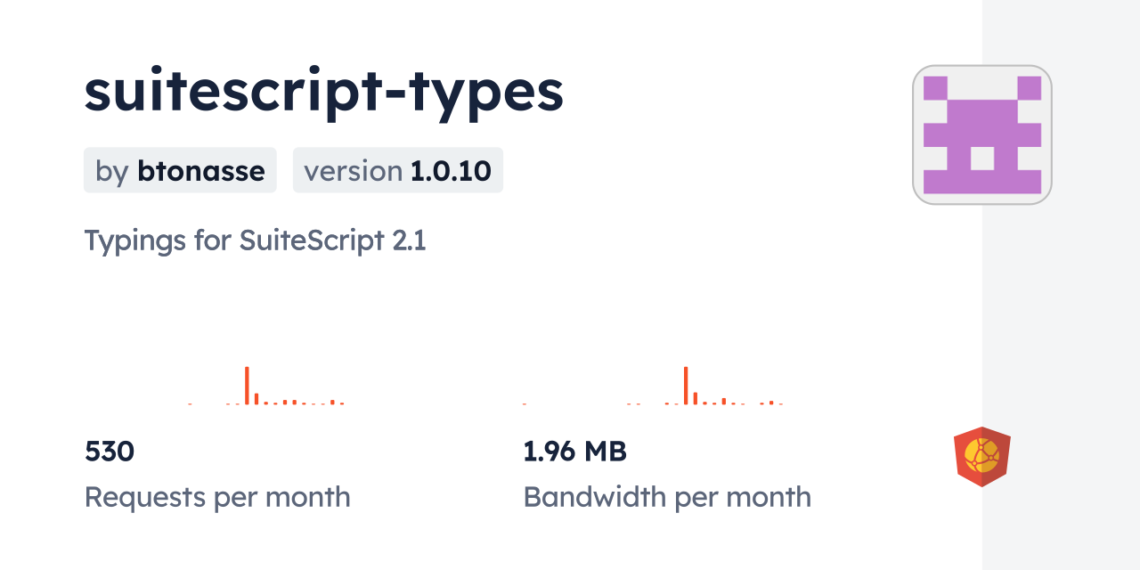suitescript-types CDN by jsDelivr - A CDN for npm and GitHub