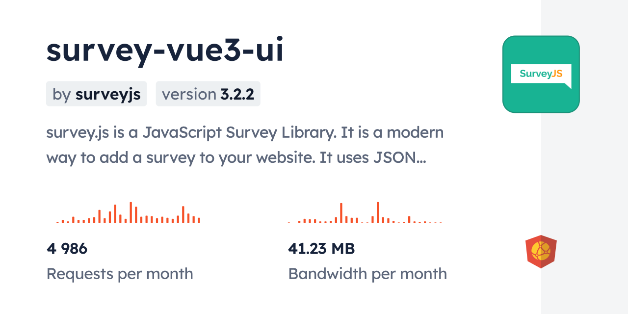 survey-vue3-ui CDN by jsDelivr - A CDN for npm and GitHub