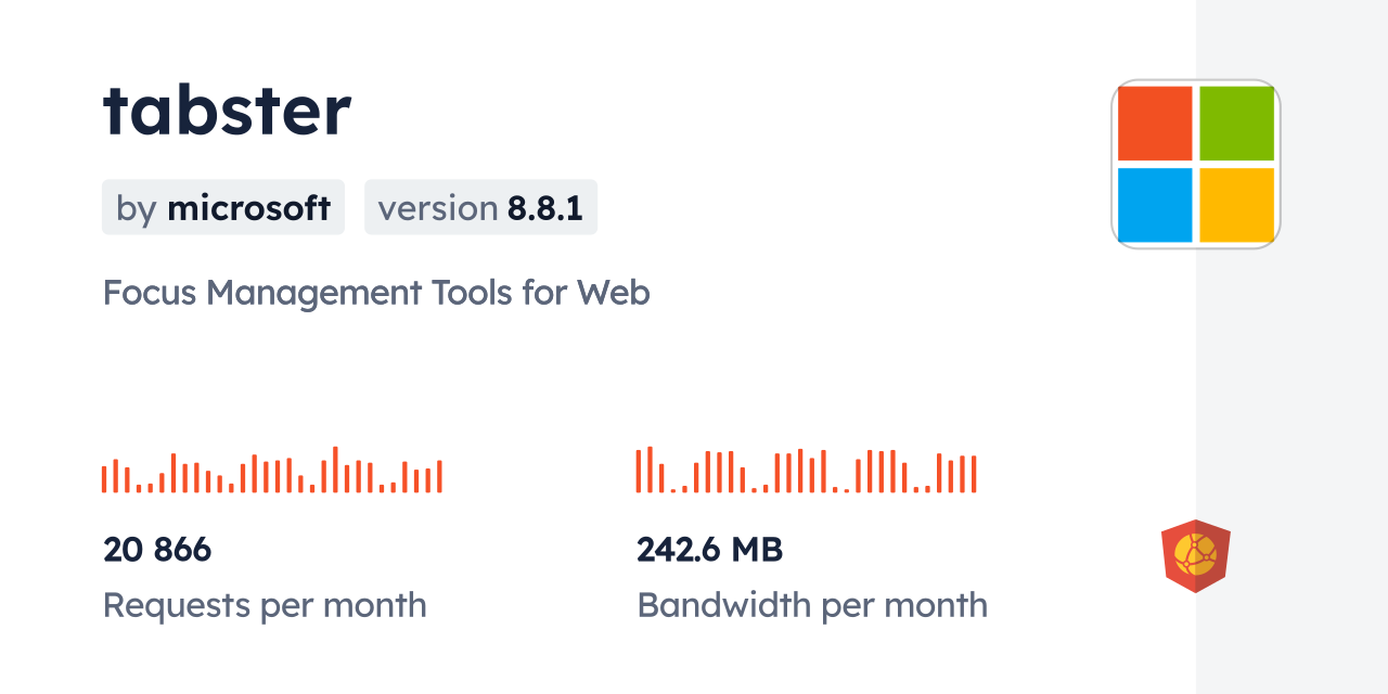 tabster CDN by jsDelivr - A CDN for npm and GitHub