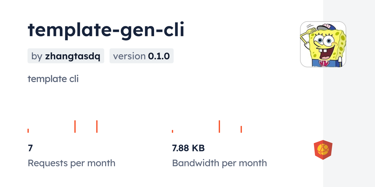 template-gen-cli CDN by jsDelivr - A CDN for npm and GitHub