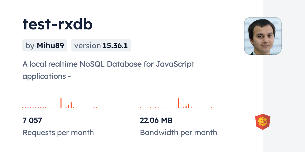 test-rxdb CDN by jsDelivr - A CDN for npm and GitHub