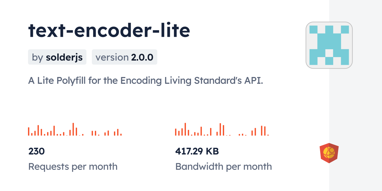 text-encoder-lite CDN by jsDelivr - A CDN for npm and GitHub