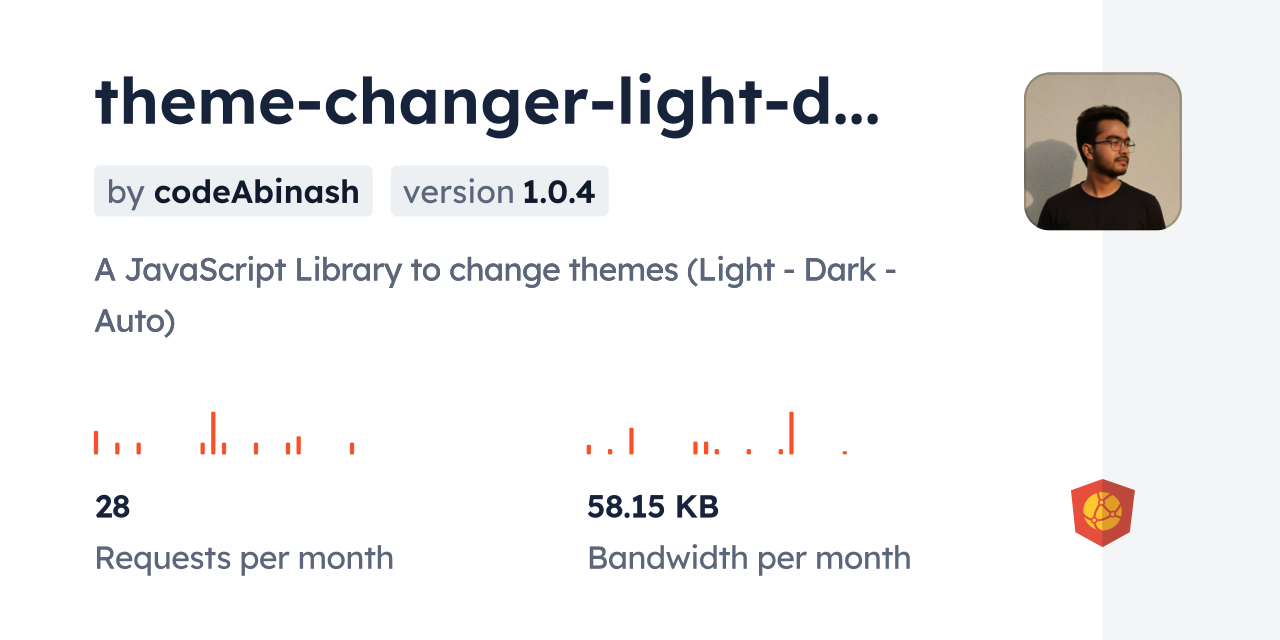 theme-changer-light-dark CDN by jsDelivr - A CDN for npm and GitHub