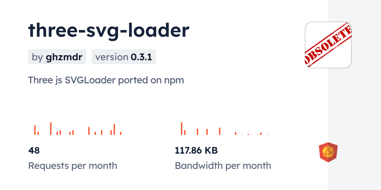 three-svg-loader CDN by jsDelivr - A CDN for npm and GitHub