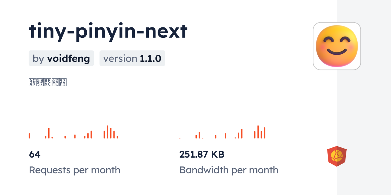 tiny-pinyin-next CDN by jsDelivr - A CDN for npm and GitHub