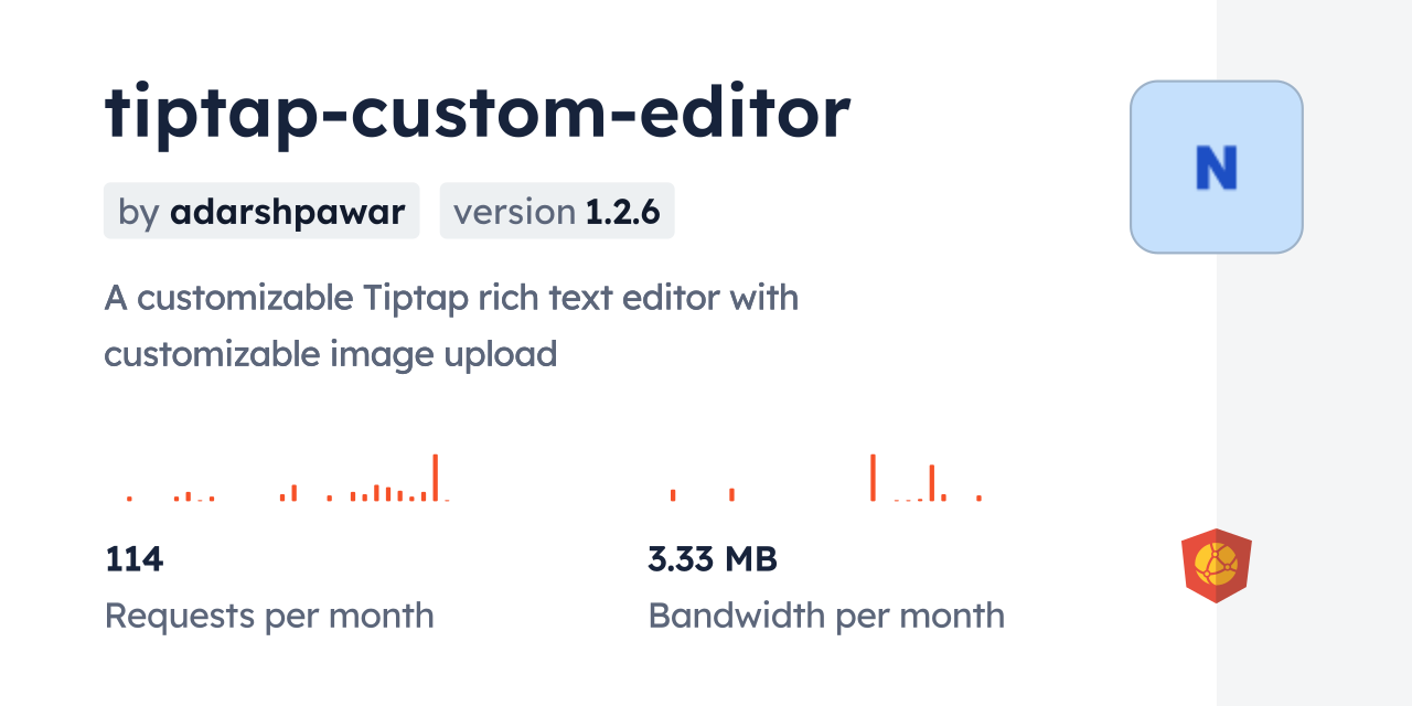 tiptap-custom-editor CDN by jsDelivr - A CDN for npm and GitHub